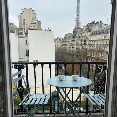 Vue Tour Eiffel Trocadero Apartmán